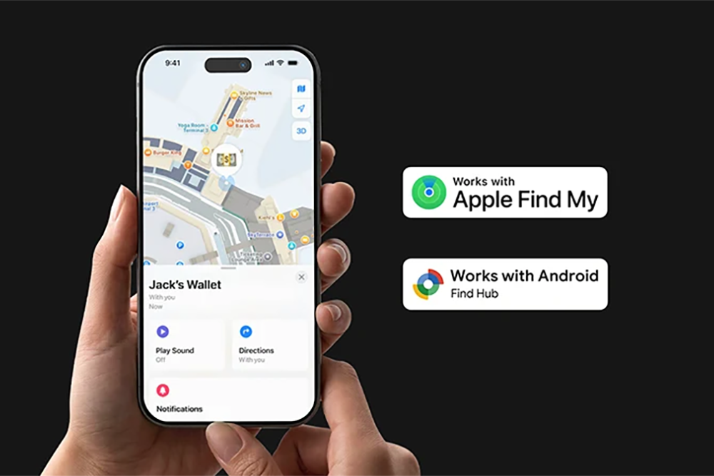 Shuffle wallet 2.0 with tracker